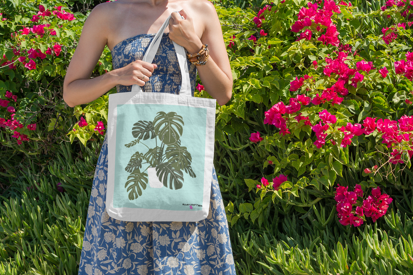 Tropical Monstera -Tote Bag