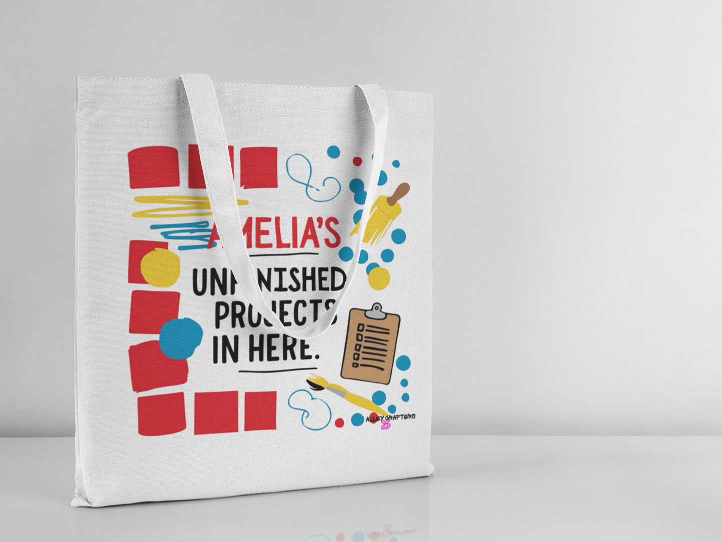 Unfinished Projects Tote Bag