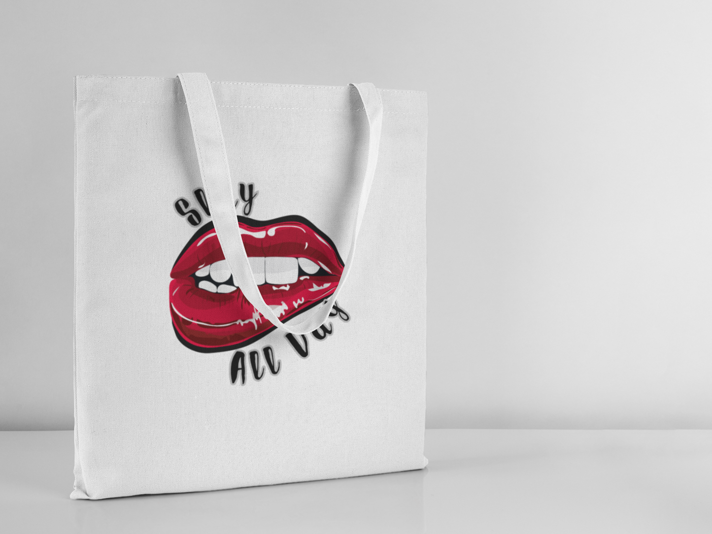 'Slay All Day' Canvas Tote Bag