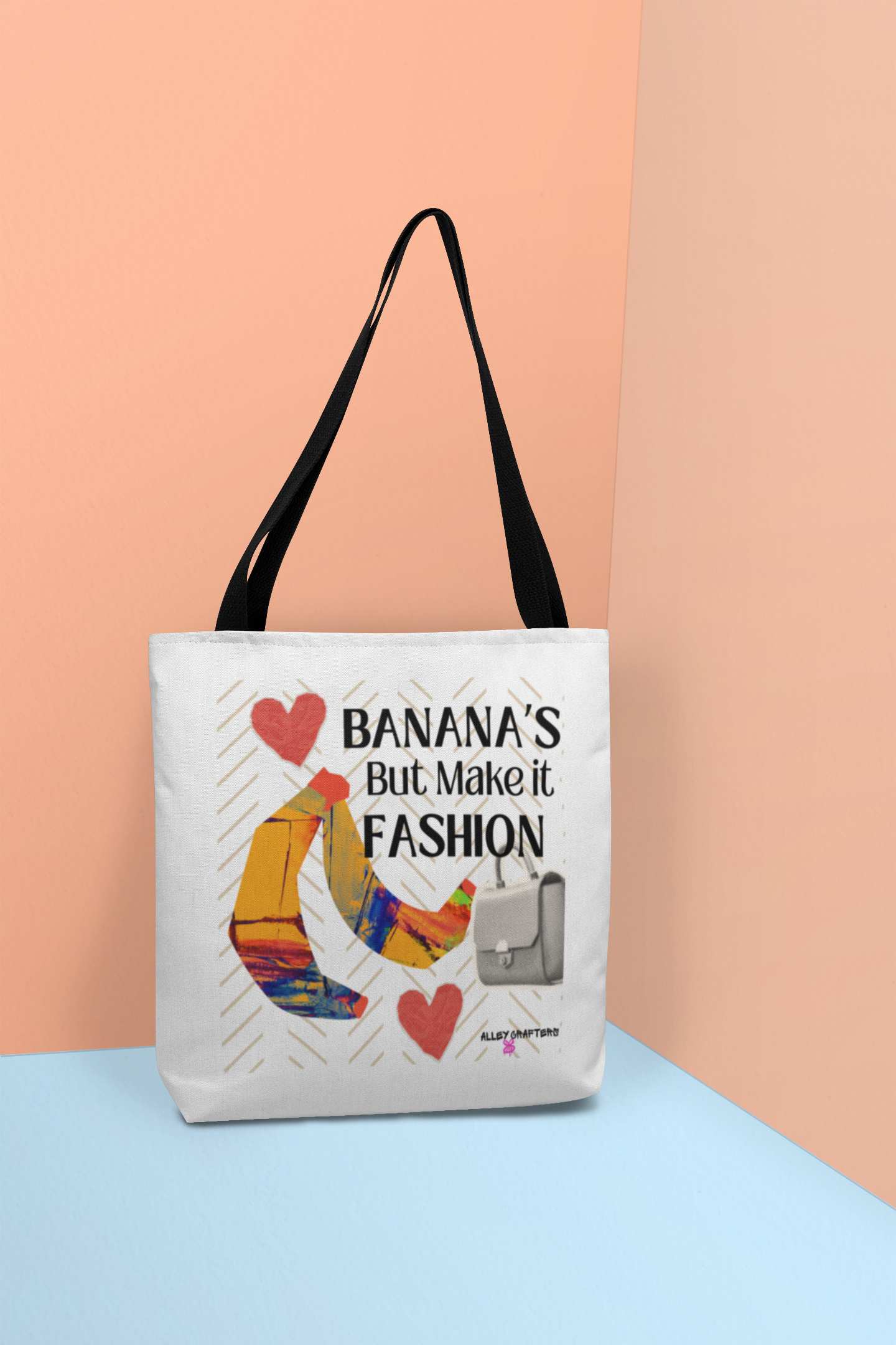 Banana Collage Tote Bag