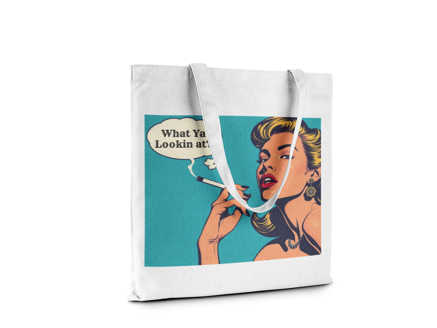 Pop Art Tote – Your Vibe, Your Words