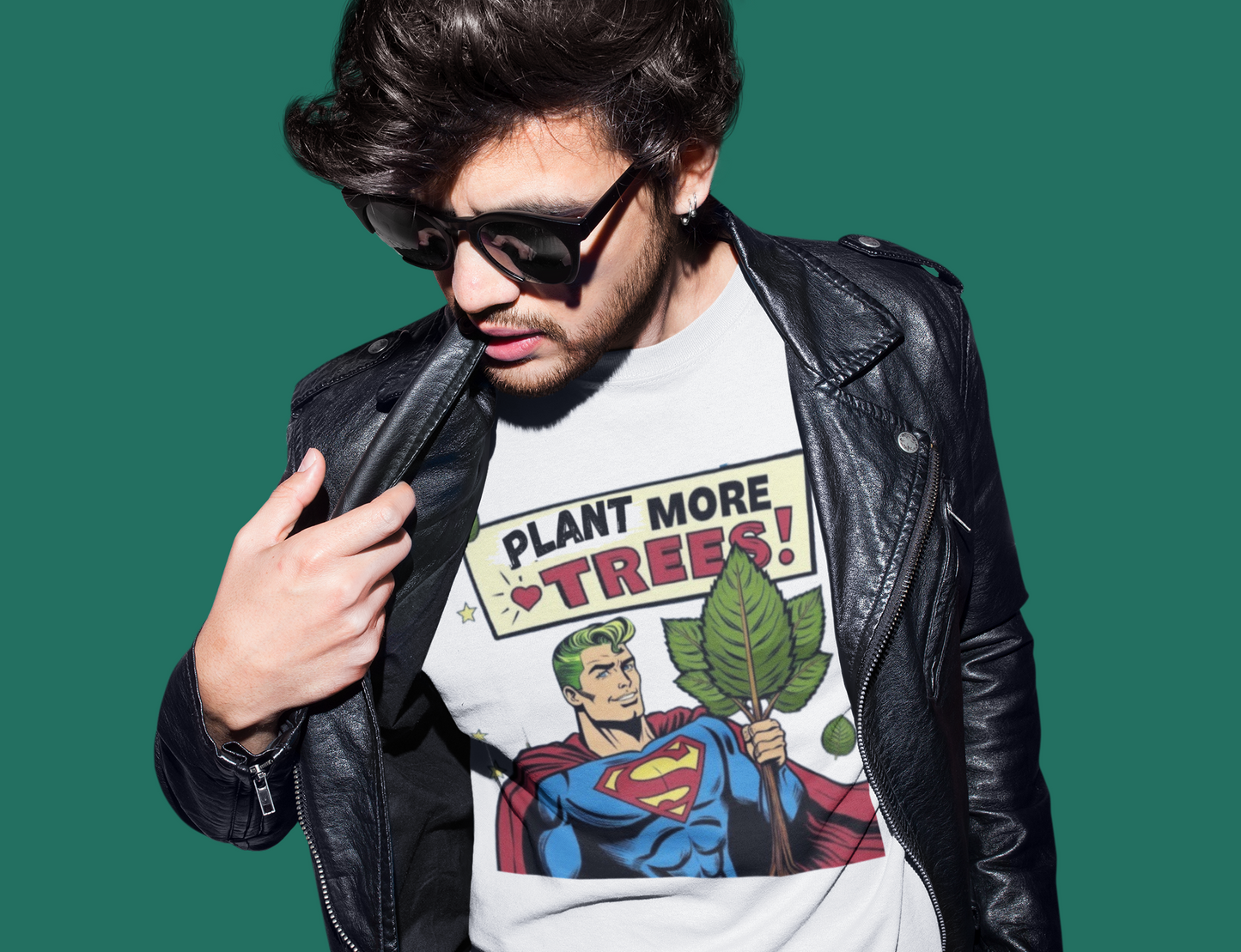 Superman Plant More Trees T-Shirt