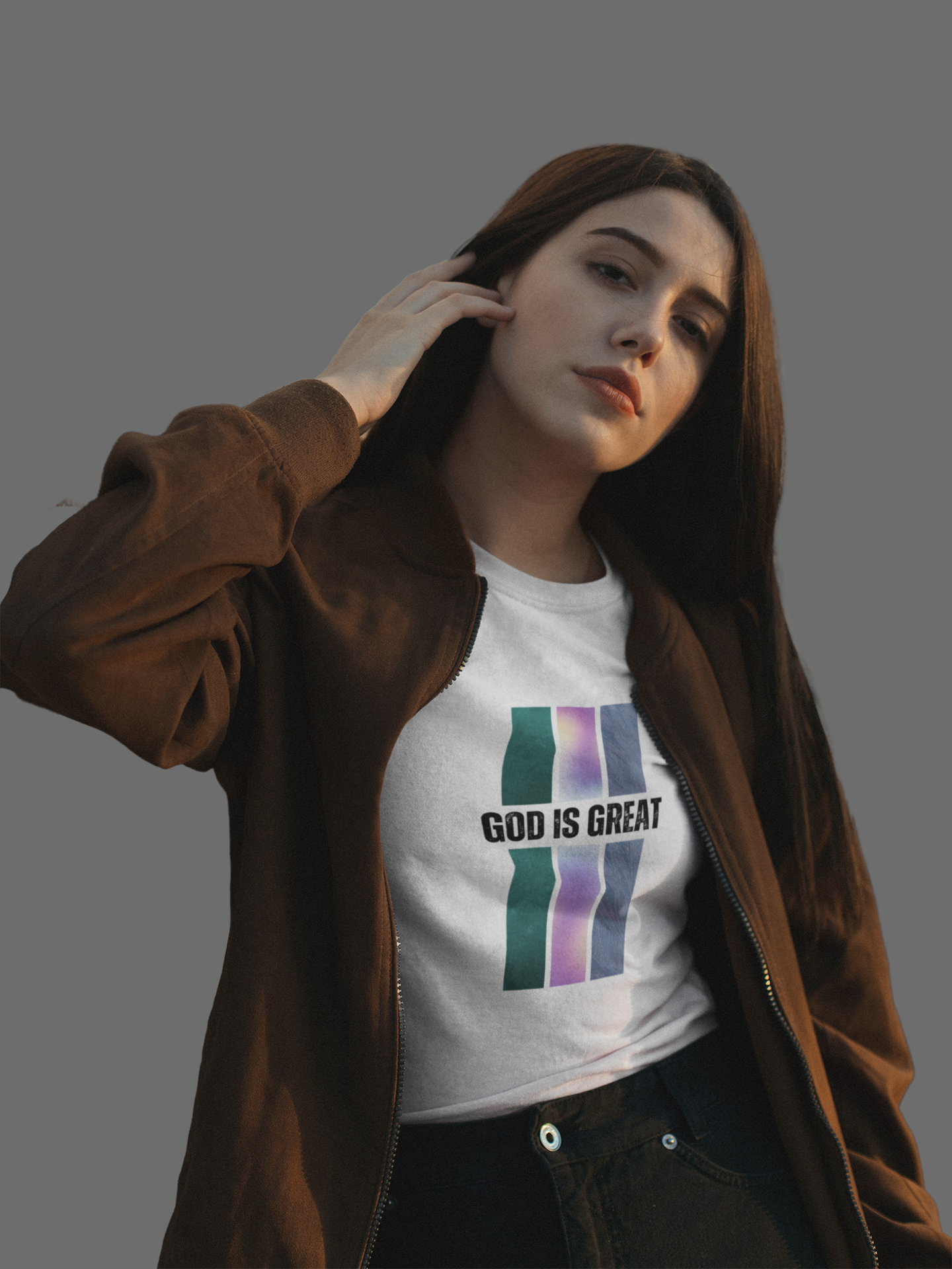 Religious Graphic Tee - God Is Great Unisex Softstyle T-Shirt