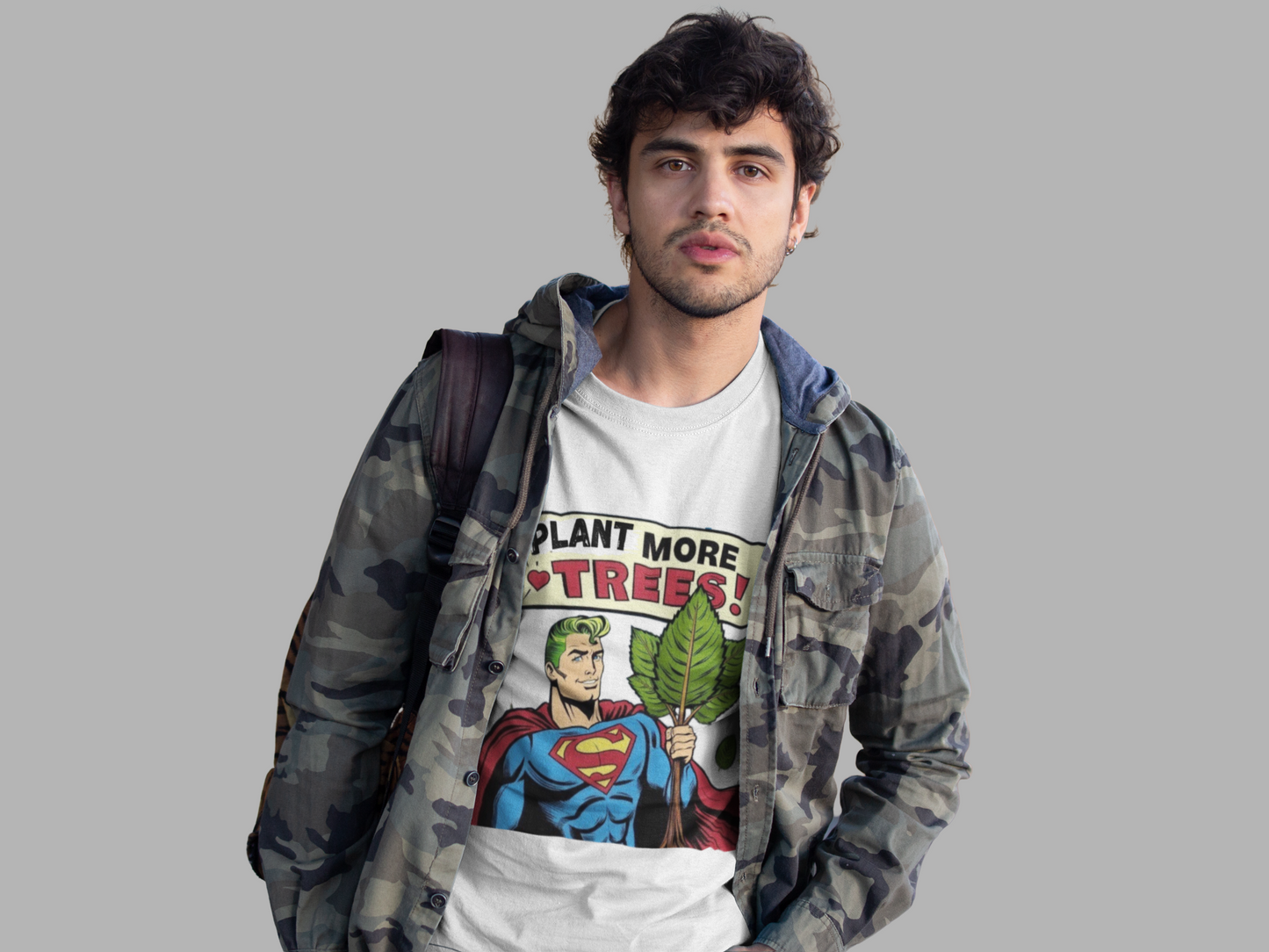 Superman Plant More Trees T-Shirt