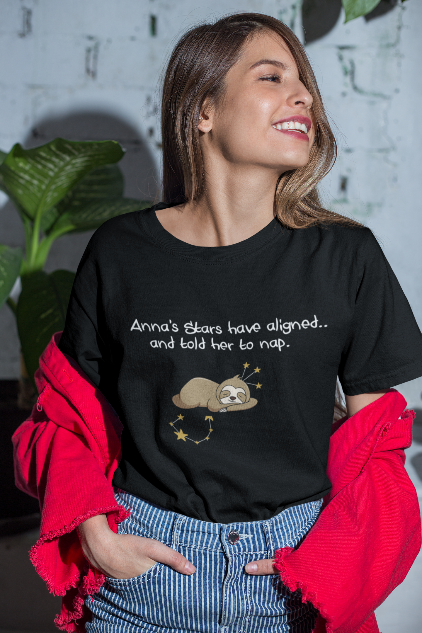 Funny Stars Aligned Nap Unisex T-Shirt