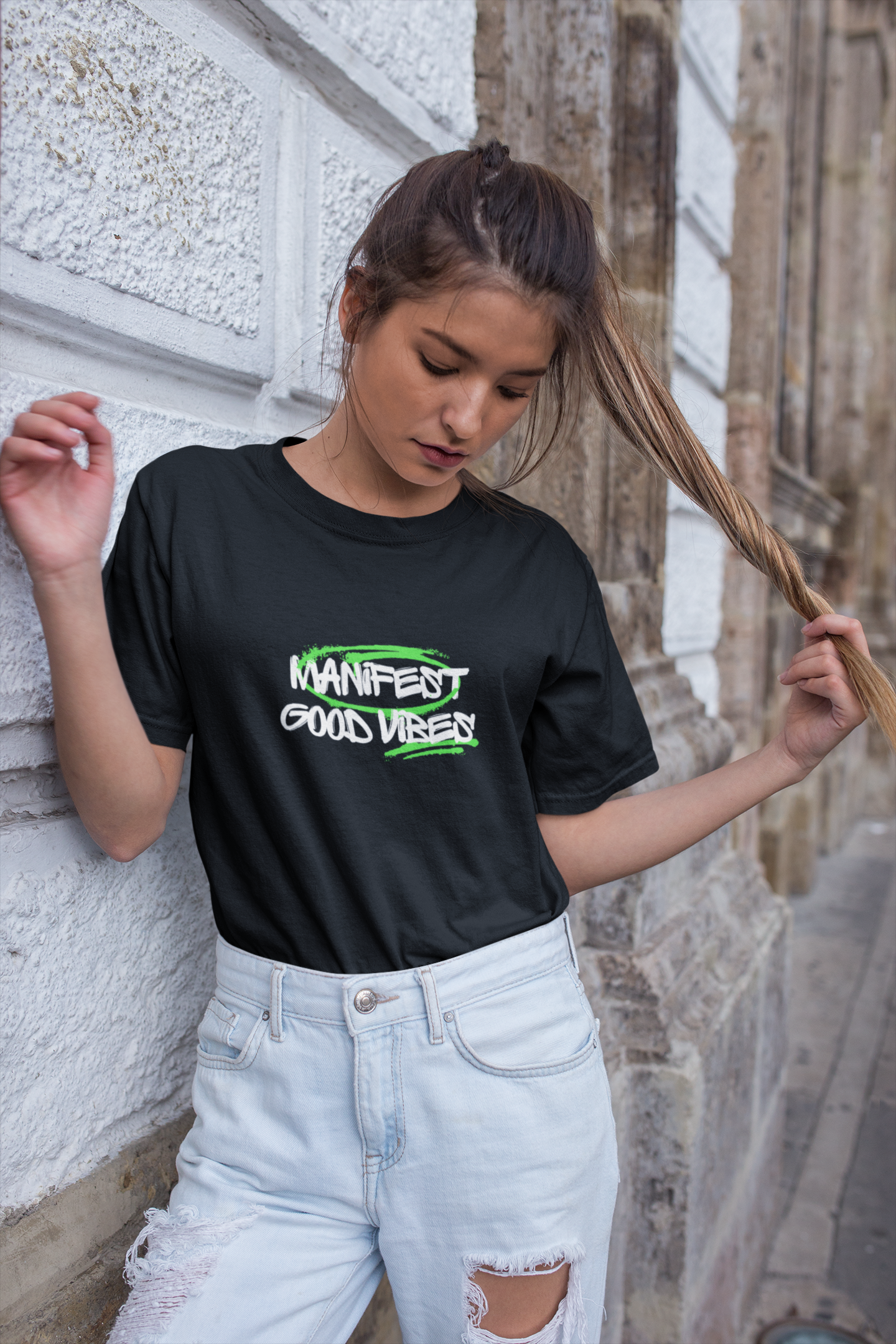 Manifesting in Good Vibes β Personalised T- Shirt