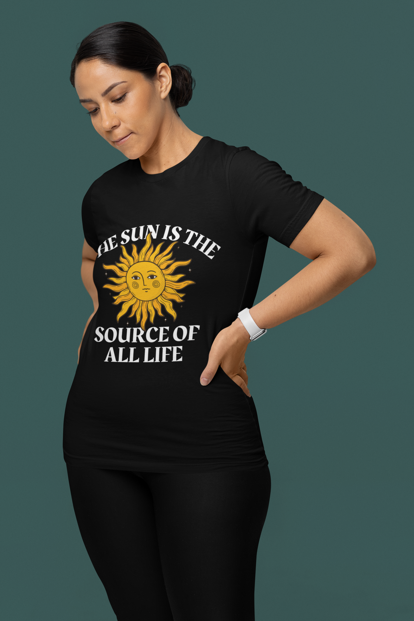 Sun Painting Unisex Tee, Source of Life T-Shirt, Brilliant Print Quality, Peaceful Shirt