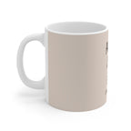 Auntie Like a Mum But Cooler Mug — Personalized 11oz Gift for Aunt, Custom Names (Isabelle • Noah)