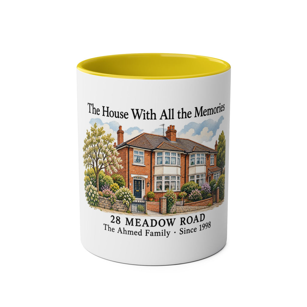 Personalised Family Home Mug – The House With All the Memories - #AlleyCrafters
