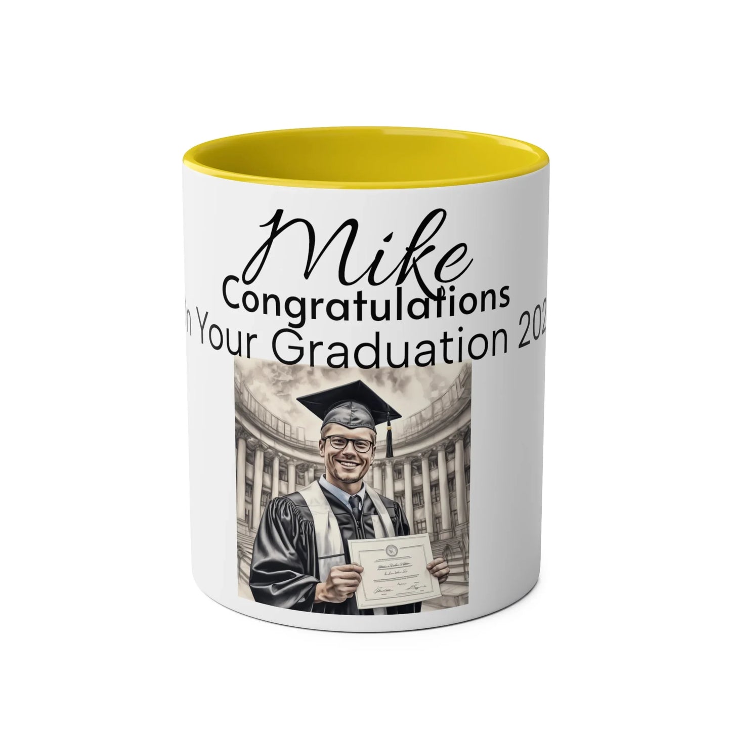 Personalised Graduation Coffee/Tea Mugs, 11oz - Alley Crafters