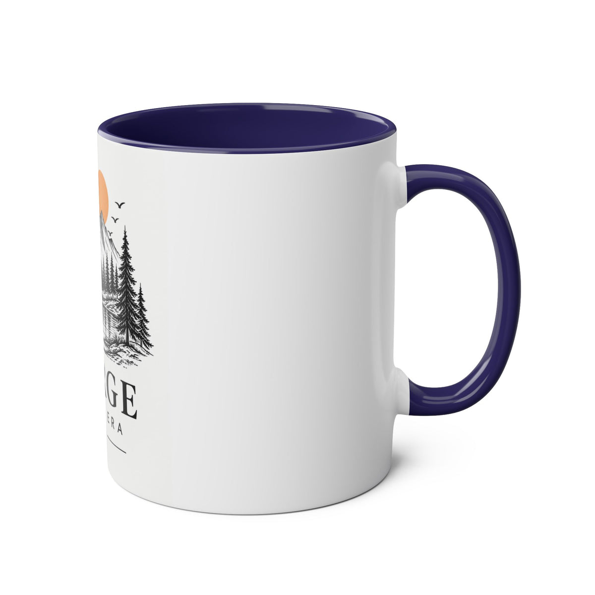 Personalised Mountain Mug | Custom Name Gift for Hikers