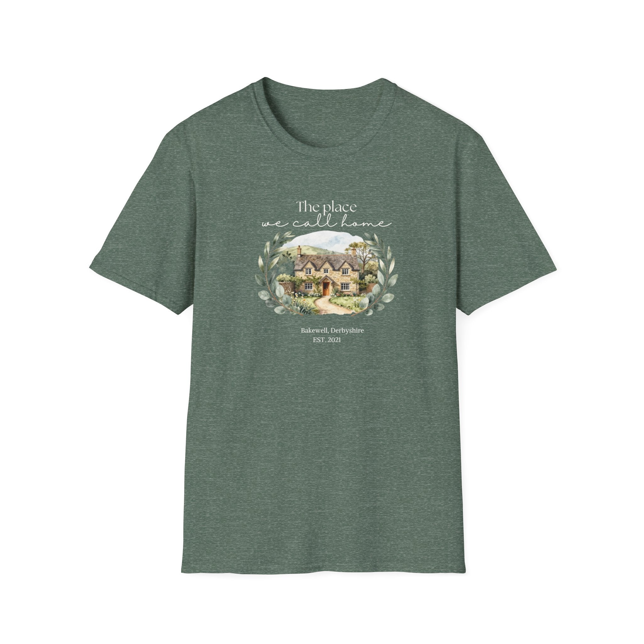 Cottage T-Shirt | The Place We Call Home | Vintage Floral Design