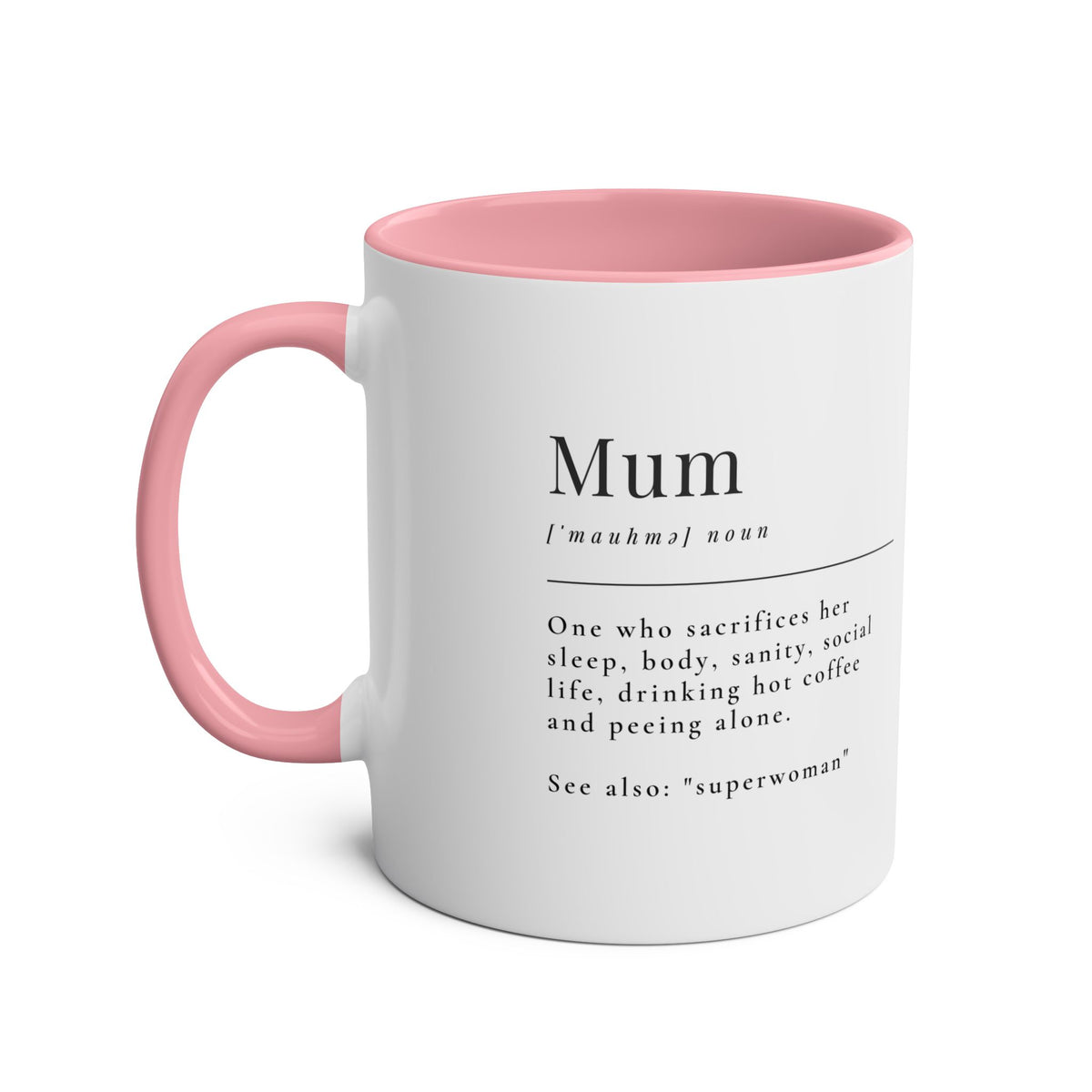 Personalised Mum Photo Mug – Funny Mum Definition Gift - #AlleyCrafters