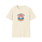 Save Our Seas T-Shirt | Retro Sunset Ocean Conservation Tee UK - AlleyCrafters