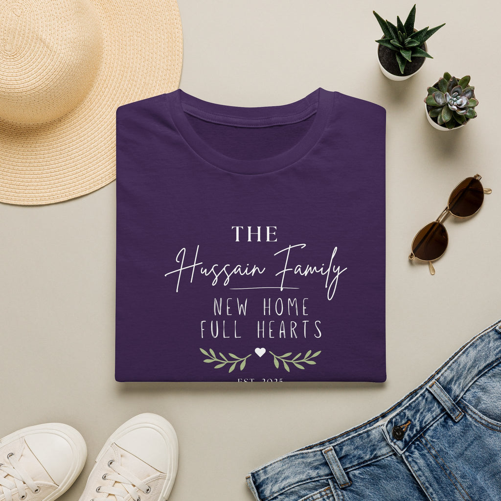 Personalised 'The [Name] Family' New Home T-Shirt | Housewarming Gift