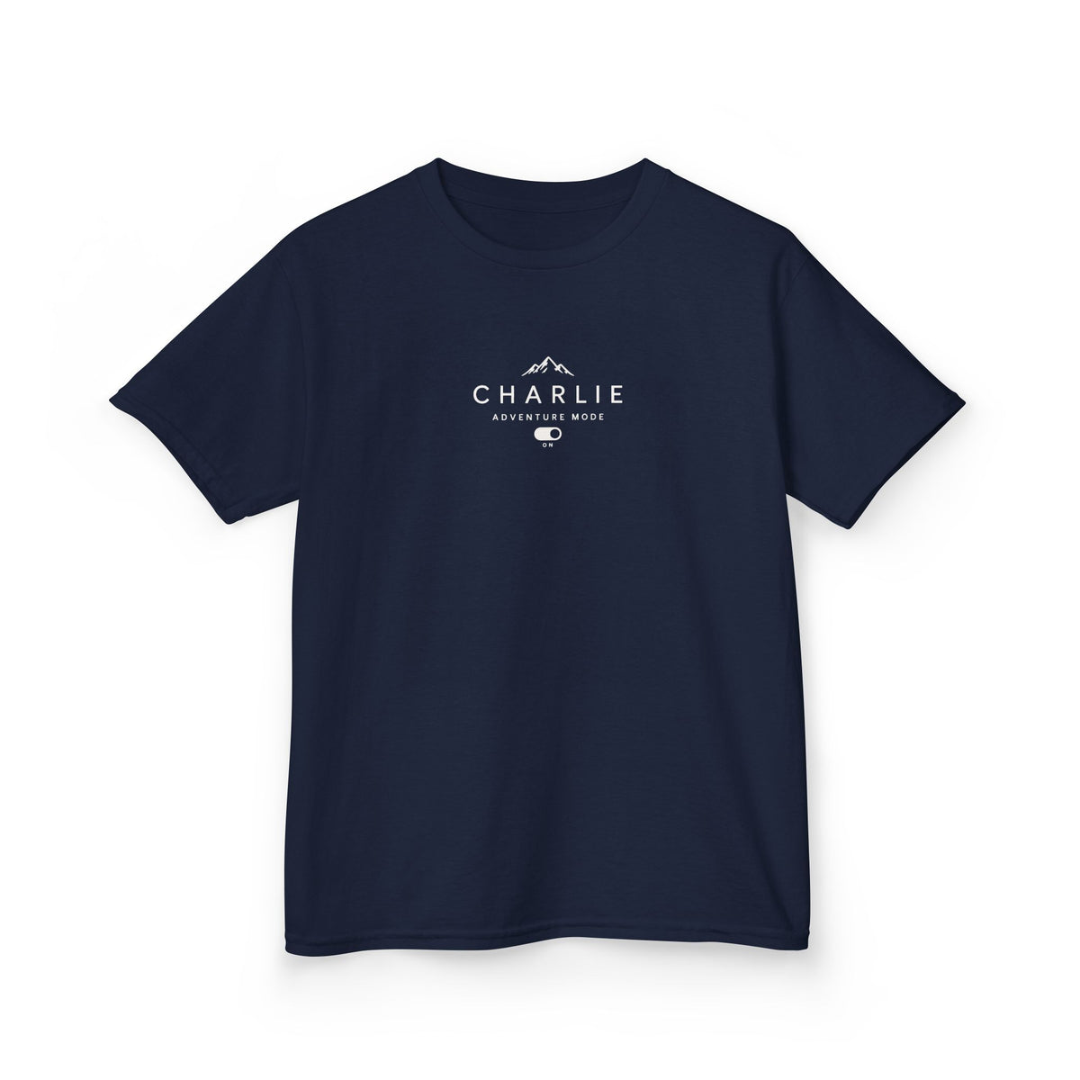 Personalised Adventure Kids Tee — Mountain Logo Children's Shirt