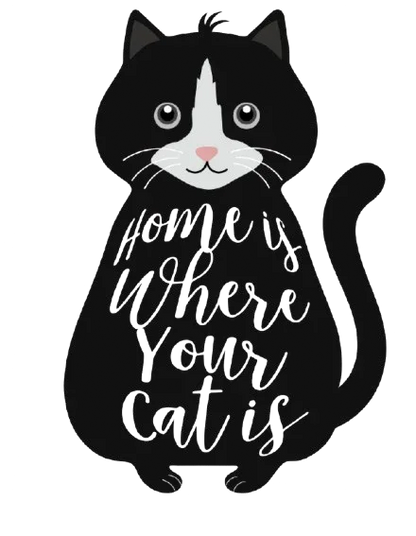 “Home Is Where Your Cat Is” Sweatshirt - Alley Crafters