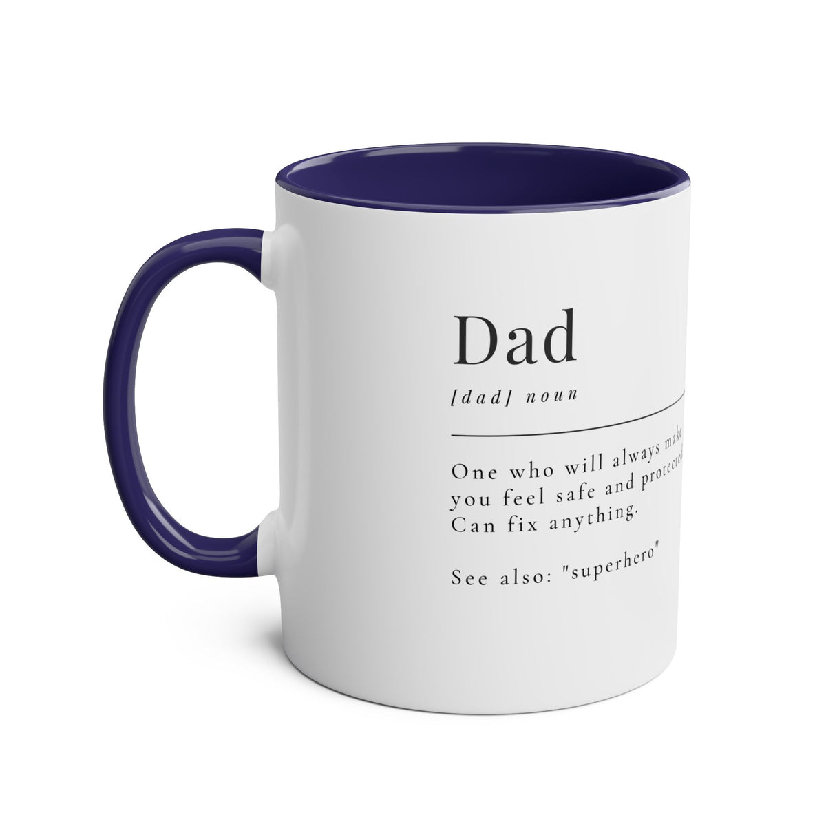 Personalised Dad Photo Mug – Dad Definition Gift - #AlleyCrafters