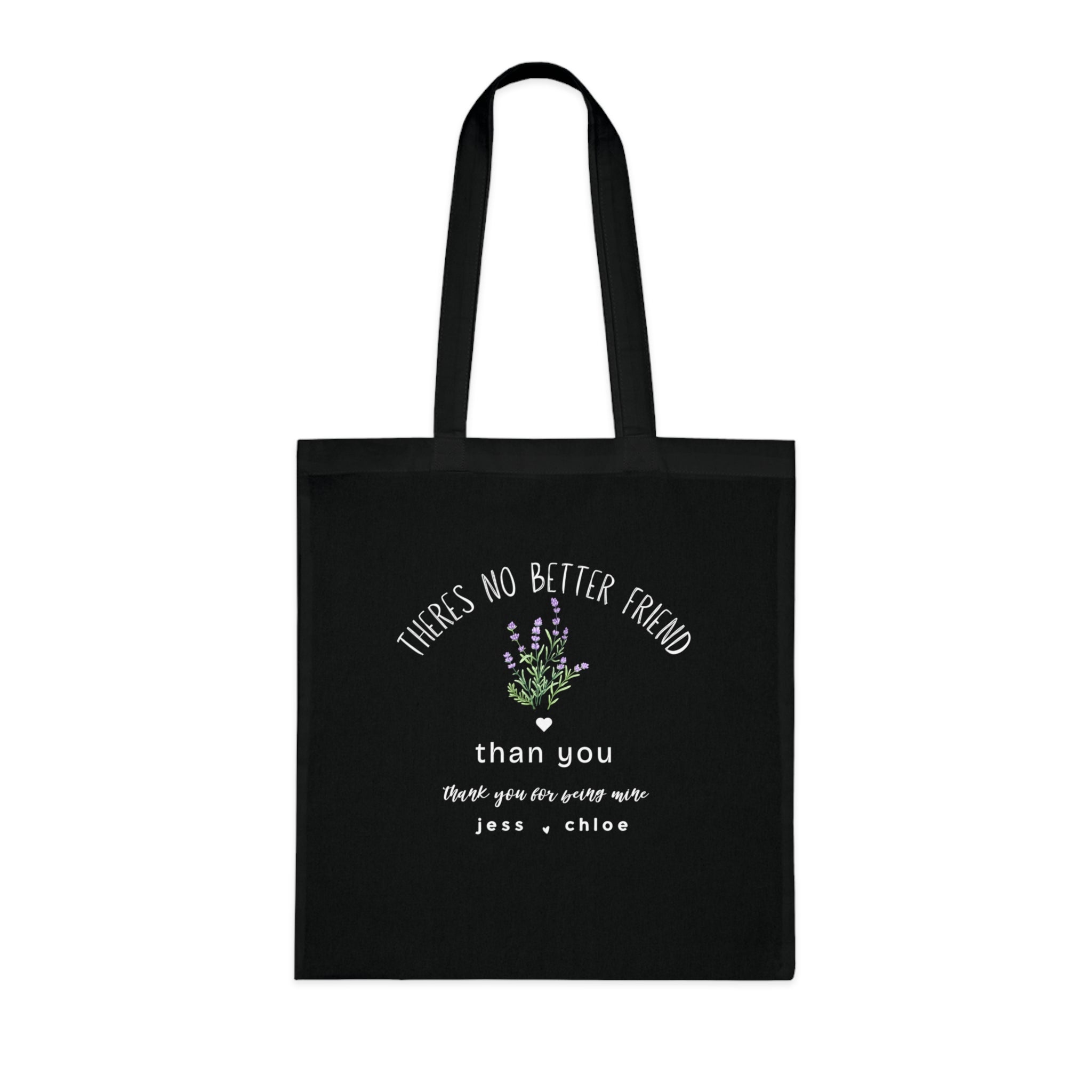Personalised 'There's No Better Friend' Lavender Tote Bag | Custom Gift for Her