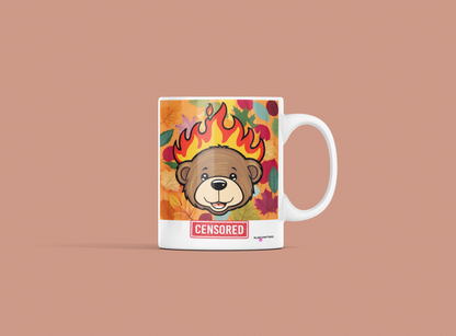 Cozy Censored Bear Mug