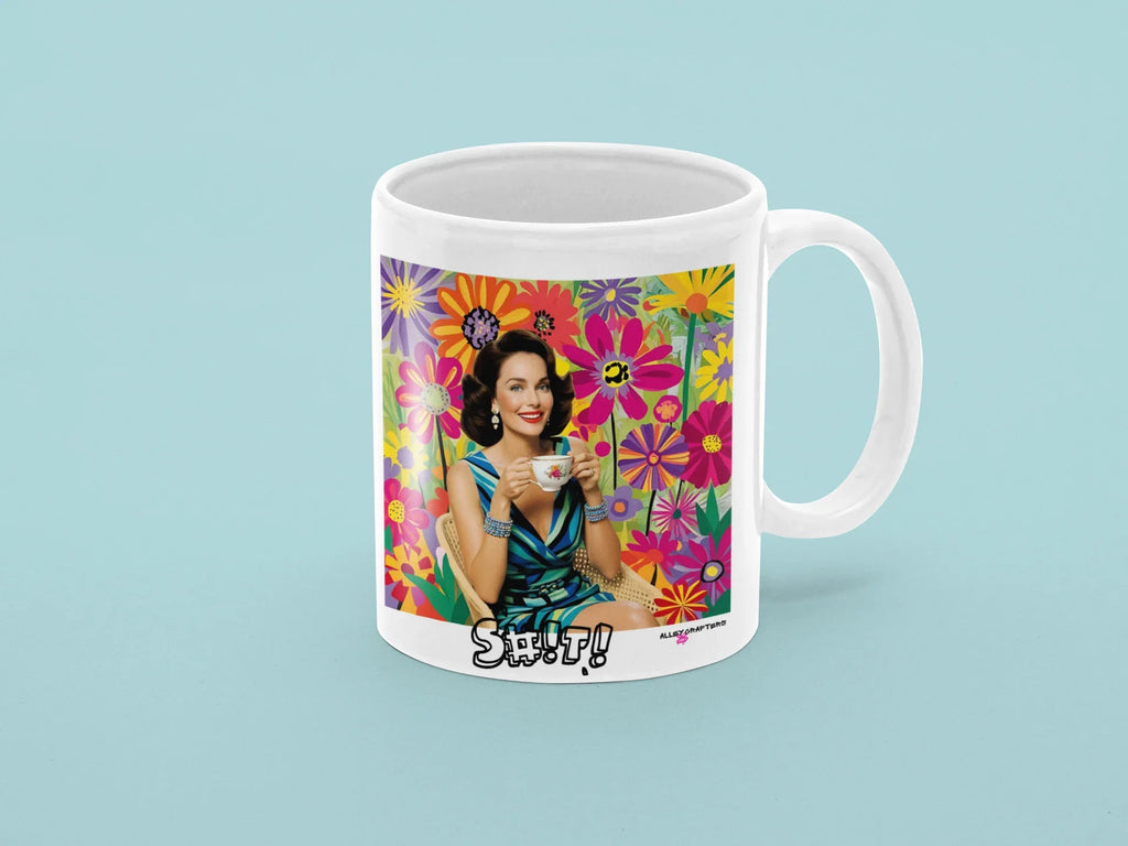 Vintage Floral Coffee Mug - AlleyCrafters