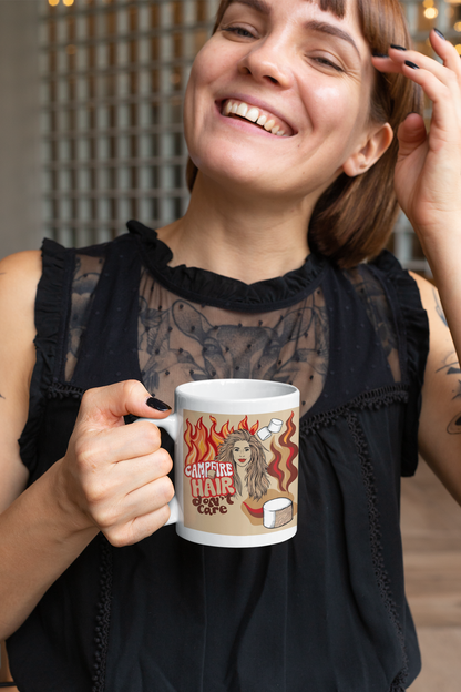 Campfire Hair, Don't Care - Mug