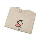 Personalised Floral Initial Sweatshirt | Custom Name Crewneck - Alley Crafters