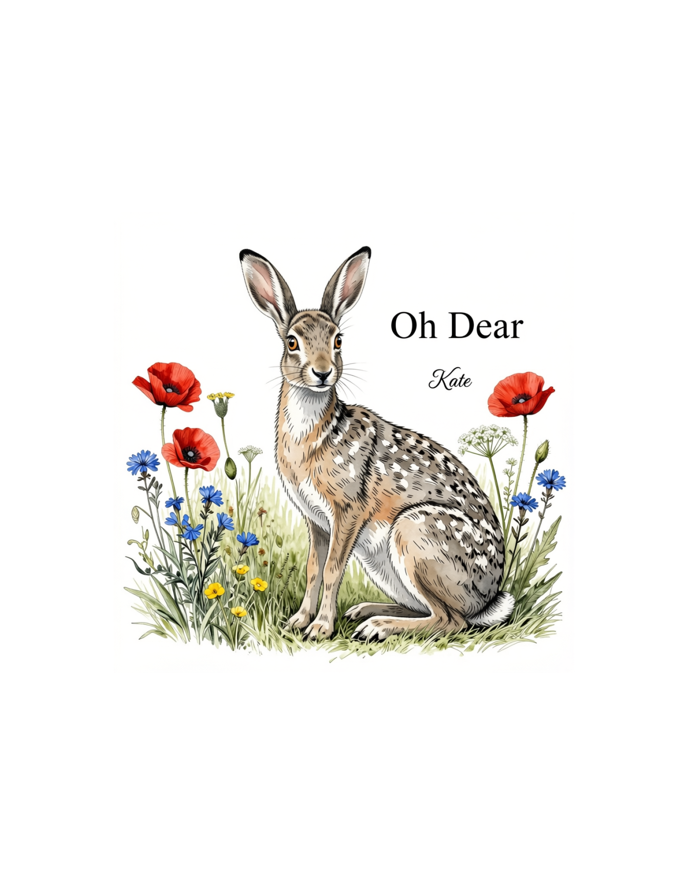 Personalised British Wildlife Pun T-Shirt | Choose Your Design & Name | Nature Gift for Her