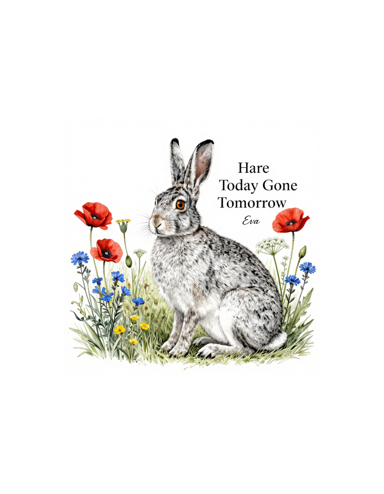 Personalised British Wildlife Pun T-Shirt | Choose Your Design & Name | Nature Gift for Her