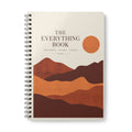 Personalised A5 Notebook, Wire-Bound Journal – Orange or Blue