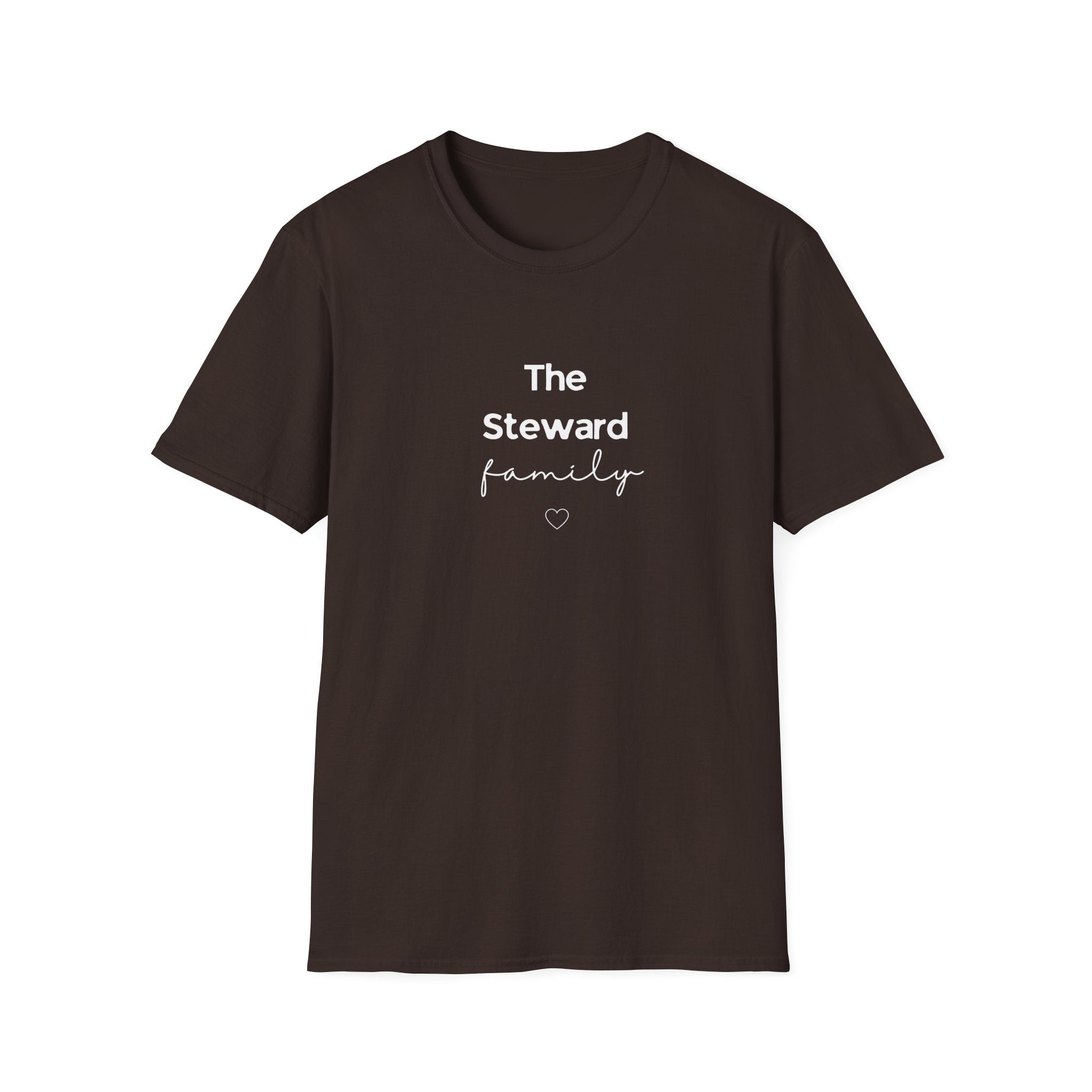 Family T-Shirt | Personalised Script Tee | Custom Last Name Gift