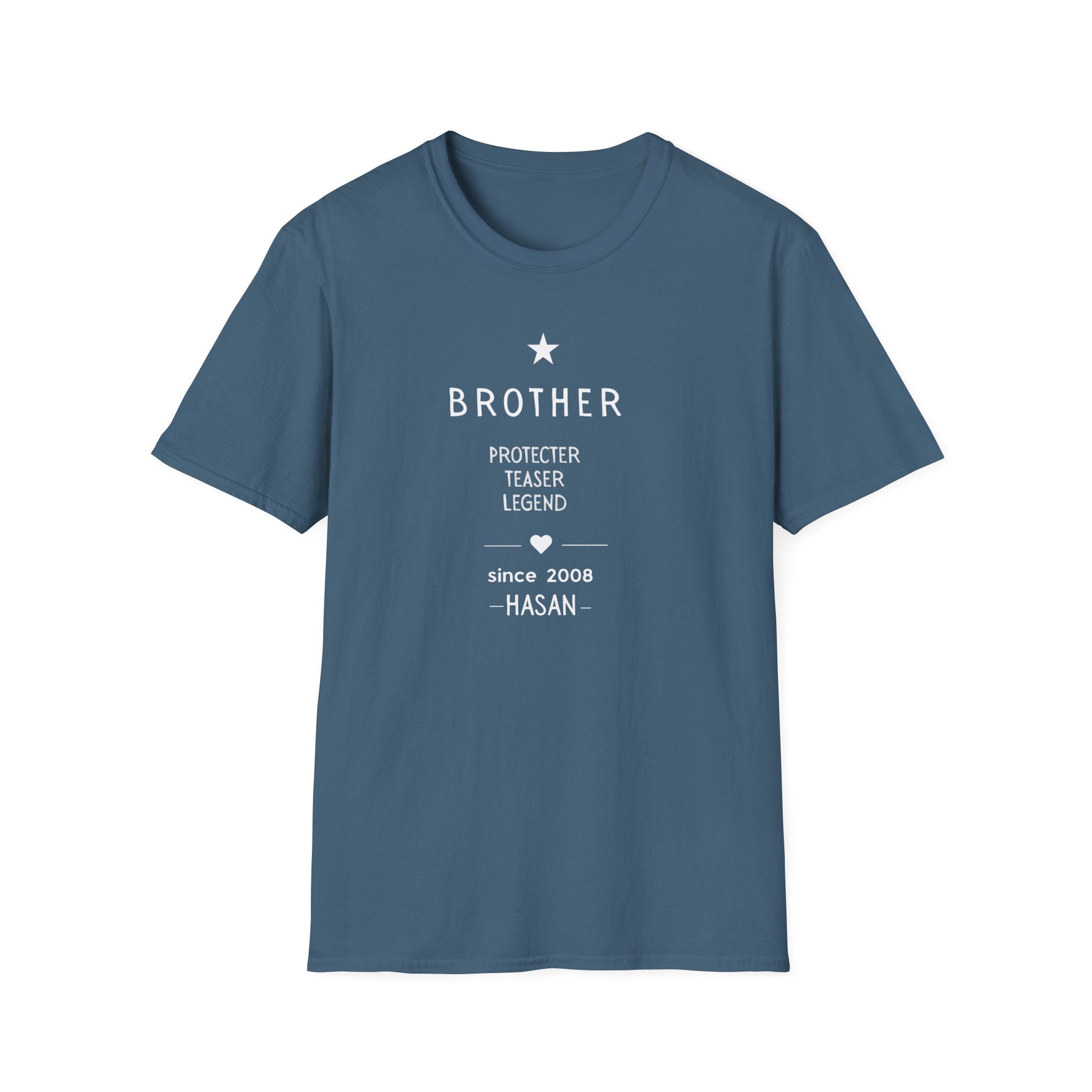 Personalised Brother T-Shirt | Protector Teaser Legend | Custom Name Gift