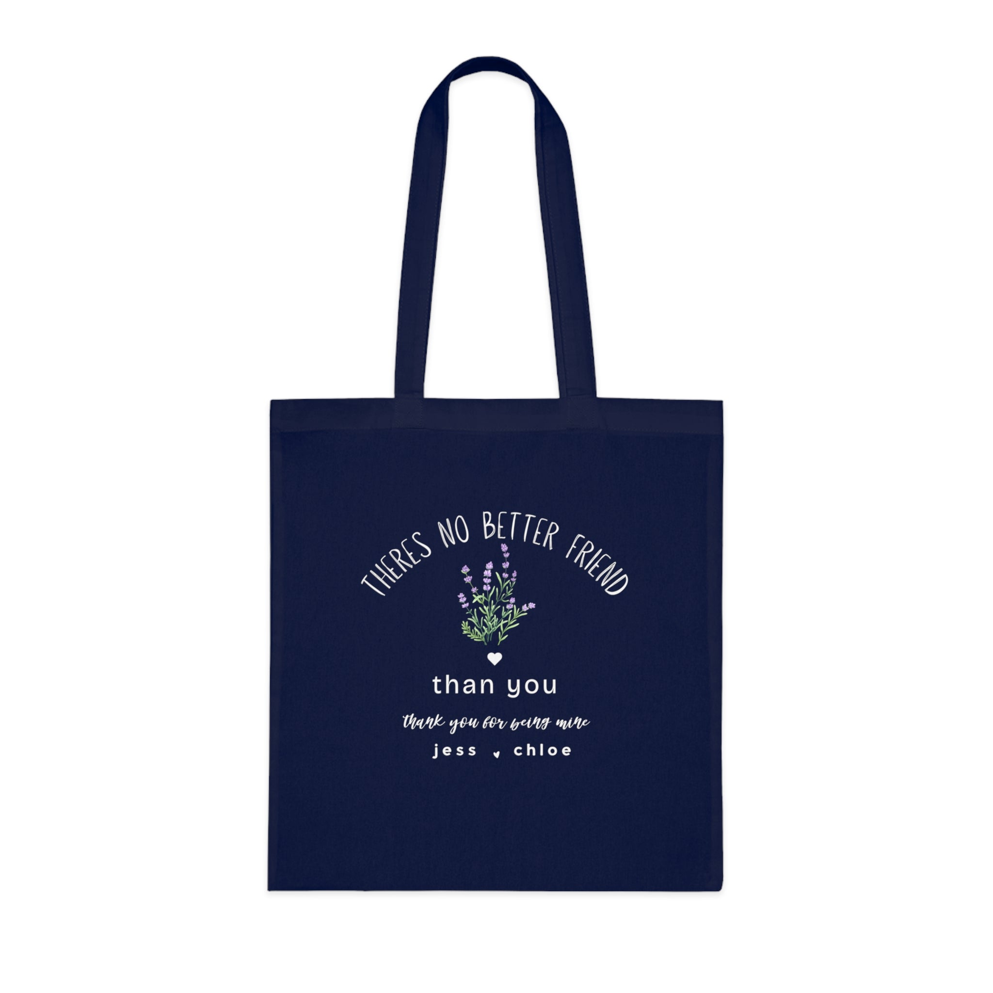 Personalised 'There's No Better Friend' Lavender Tote Bag | Custom Gift for Her