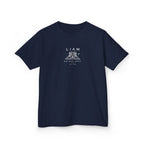 Personalised Hiking Boots Kids T-Shirt | Children's Graphic Tee with Name