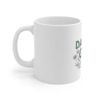 Personalised Daddy's Girl Mug — Floral Name Coffee Cup Gift for Dad