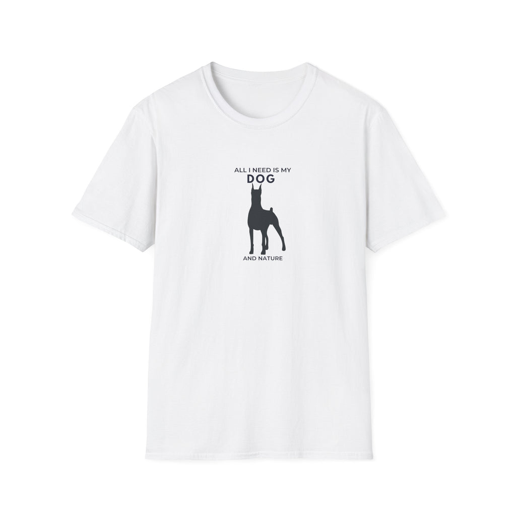 Personalised Dog Lover T-Shirt — "All I Need Is My Dog and..." Custom Gift