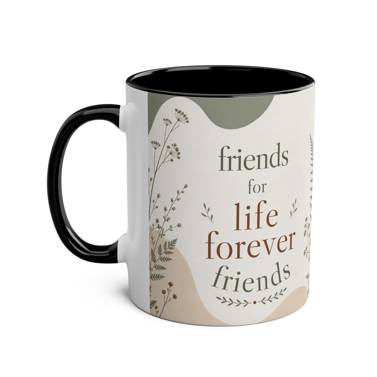 Personalised Friendship Mug – Friends for Life, Forever Friends - #AlleyCrafters