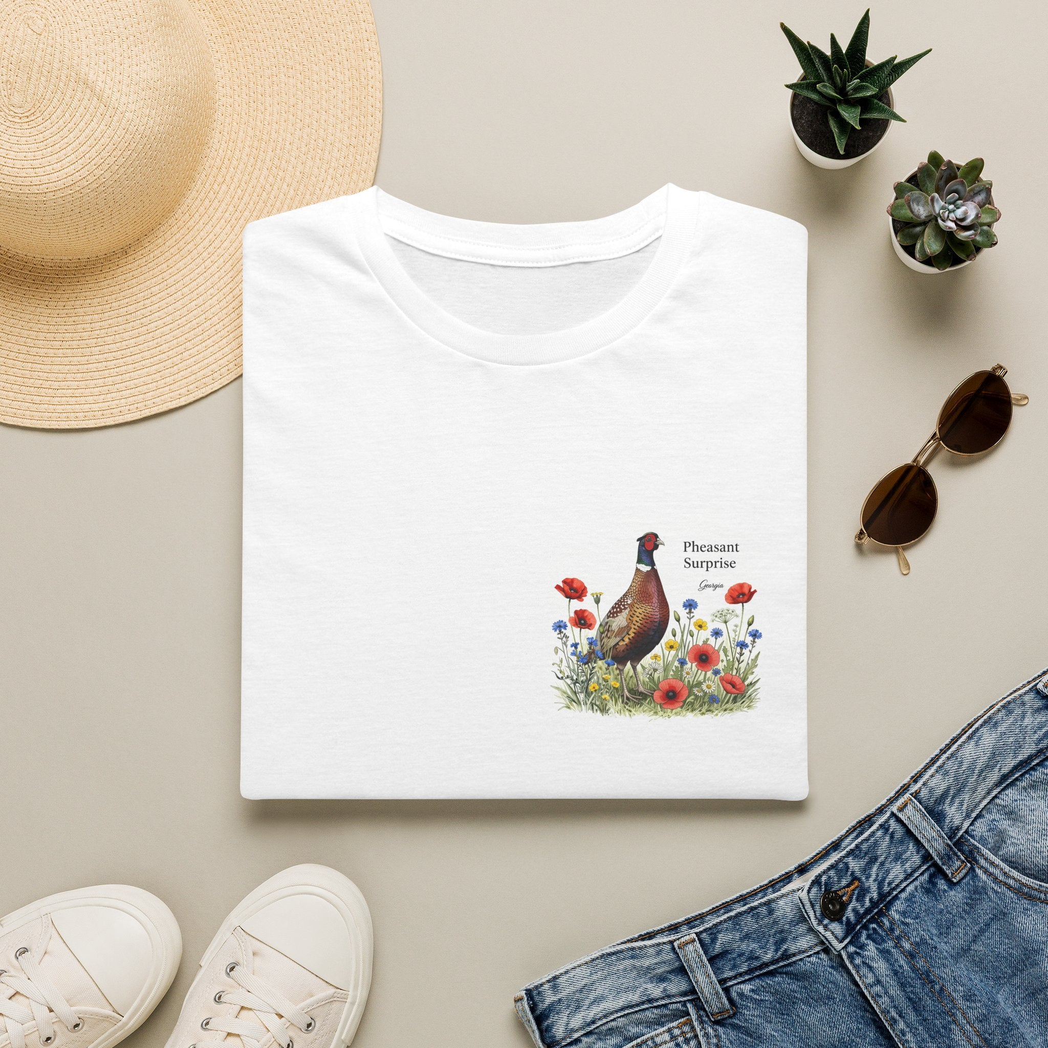 Personalised British Wildlife Pun T-Shirt | Choose Your Design & Name | Nature Gift for Her
