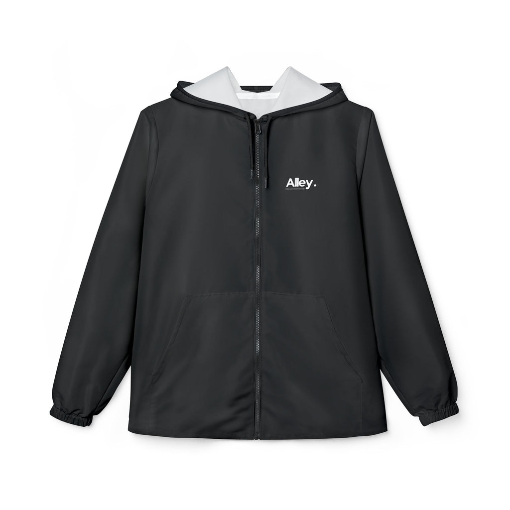 Original Alley Wind breaker jacket, white background.