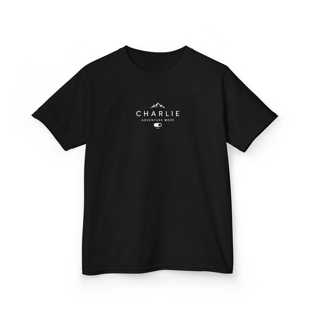 Personalised Adventure Kids Tee — Mountain Logo Children's Shirt