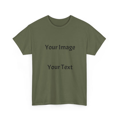 Custom Image and Text Unisex T-Shirt