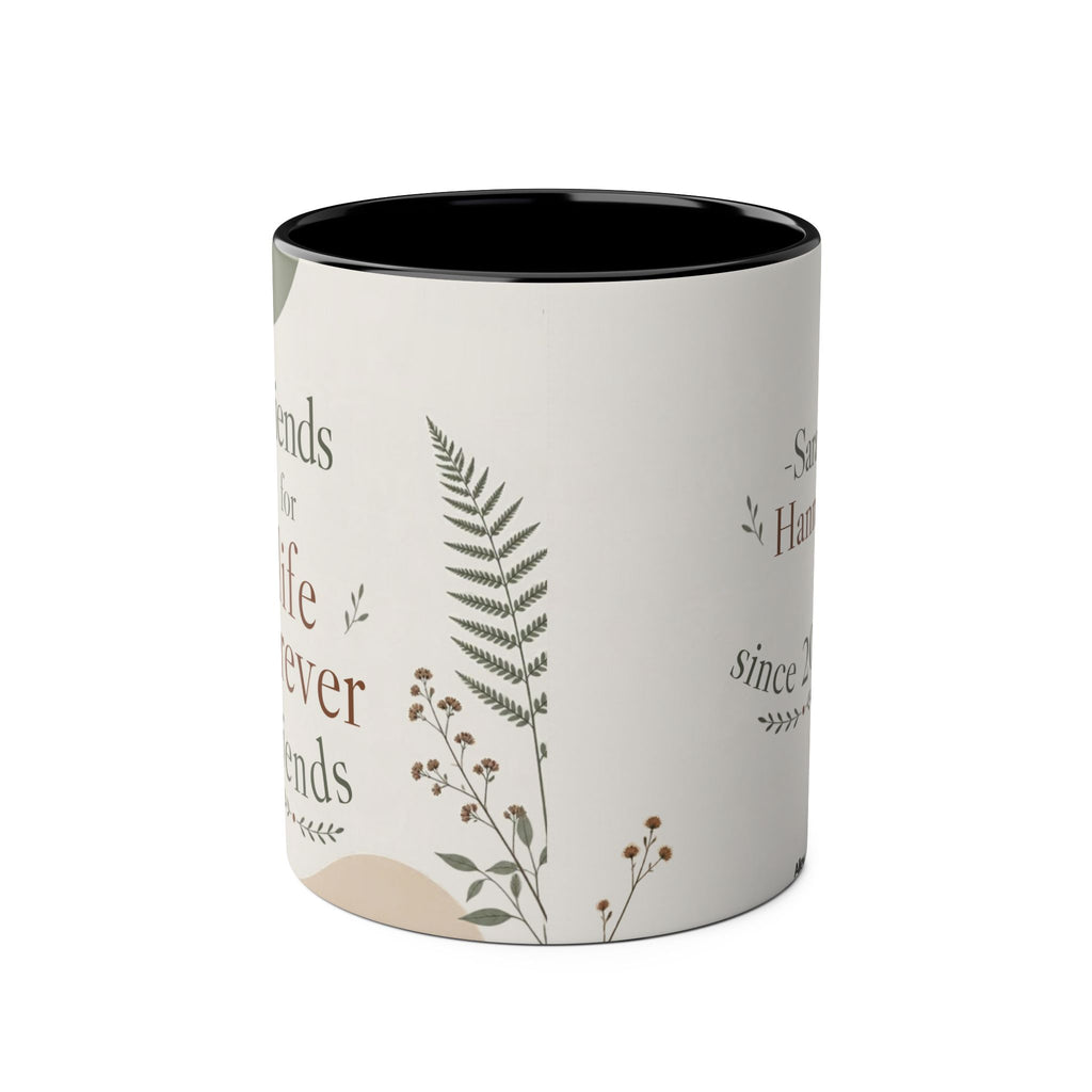 Personalised Friendship Mug – Friends for Life, Forever Friends - #AlleyCrafters