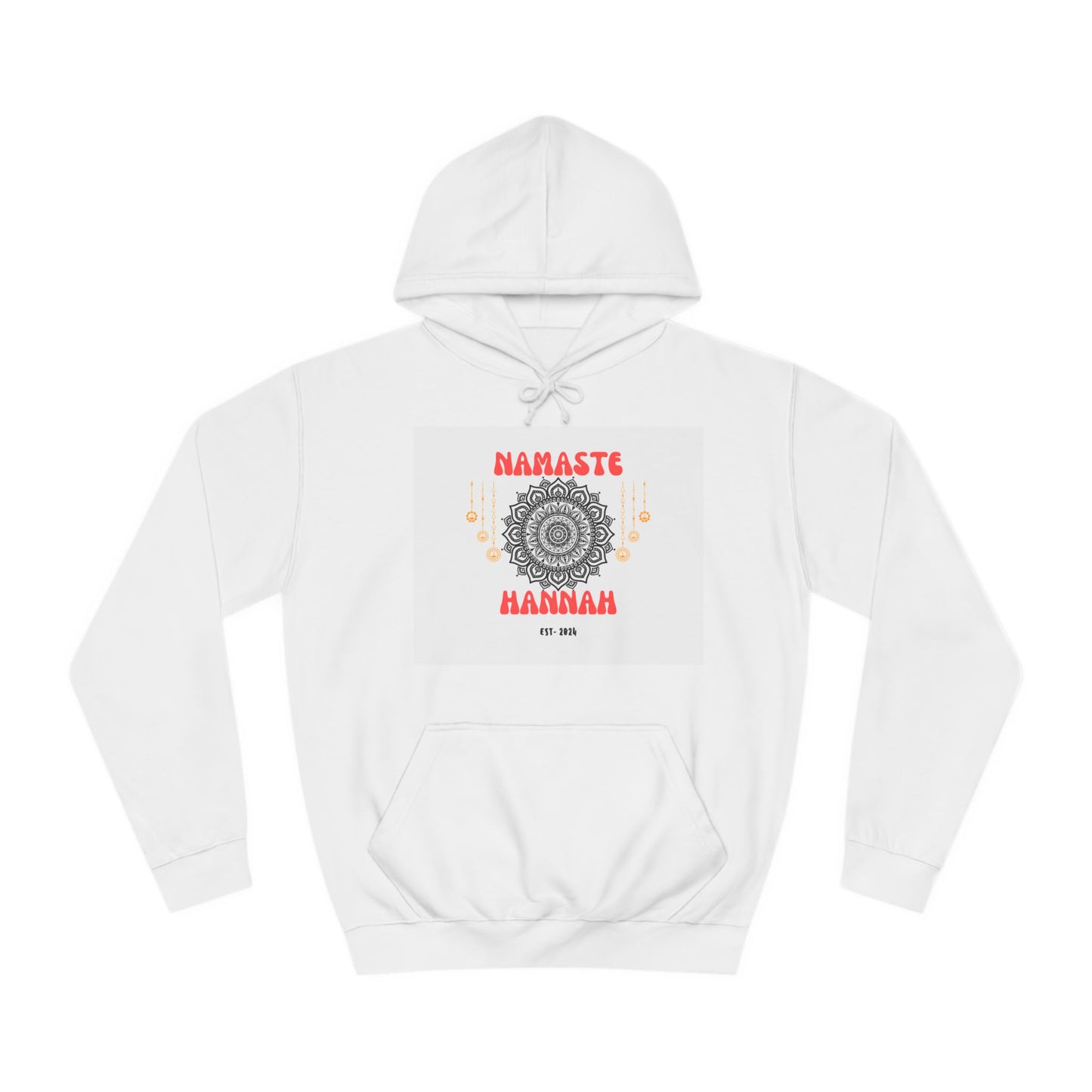Namaste [Your Name] Custom Hoodie - Premium Quality by Alley Crafters