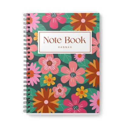 Personalised A5 Wirobound Notebook — Custom Name Spiral Journal