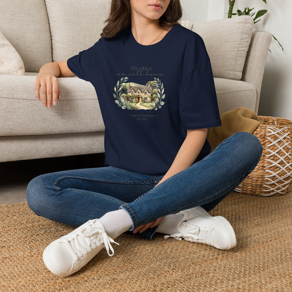 Cottage T-Shirt | The Place We Call Home | Vintage Floral Design