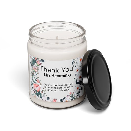 Teacher Gift Appreciation Candle