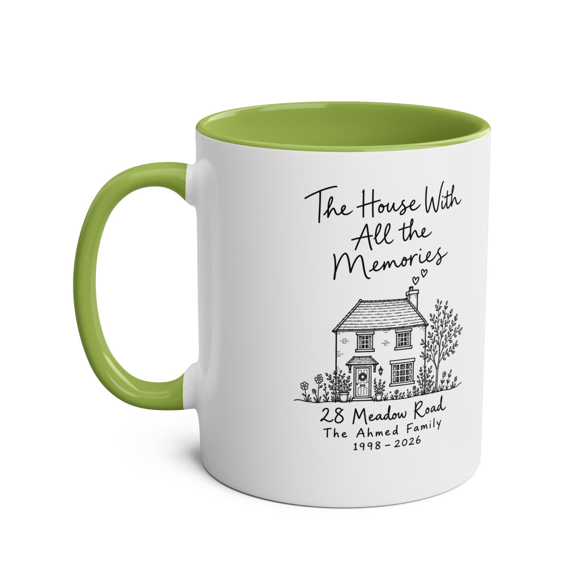 Personalised Family Home Mug – The House with All the Memories - #AlleyCrafters