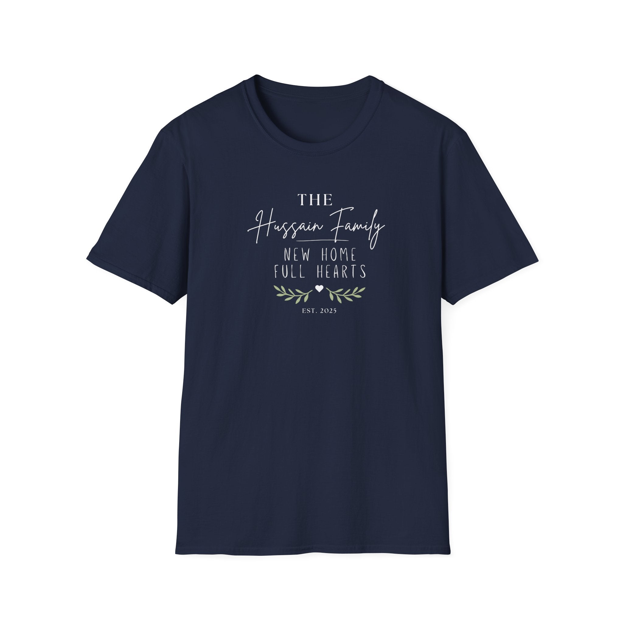Personalised 'The [Name] Family' New Home T-Shirt | Housewarming Gift