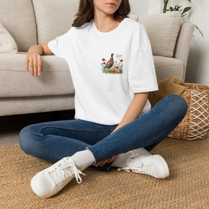 Personalised British Wildlife Pun T-Shirt | Choose Your Design & Name | Nature Gift for Her