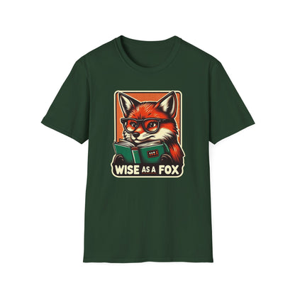 Fox Graphic Tee - Wise as a Fox Unisex Softstyle T-Shirt